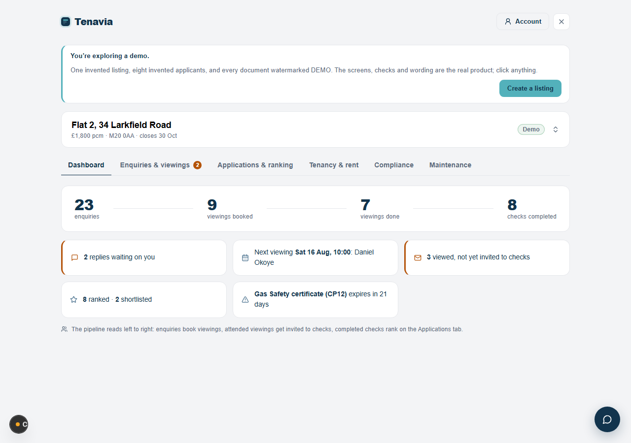 The pipeline dashboard tab